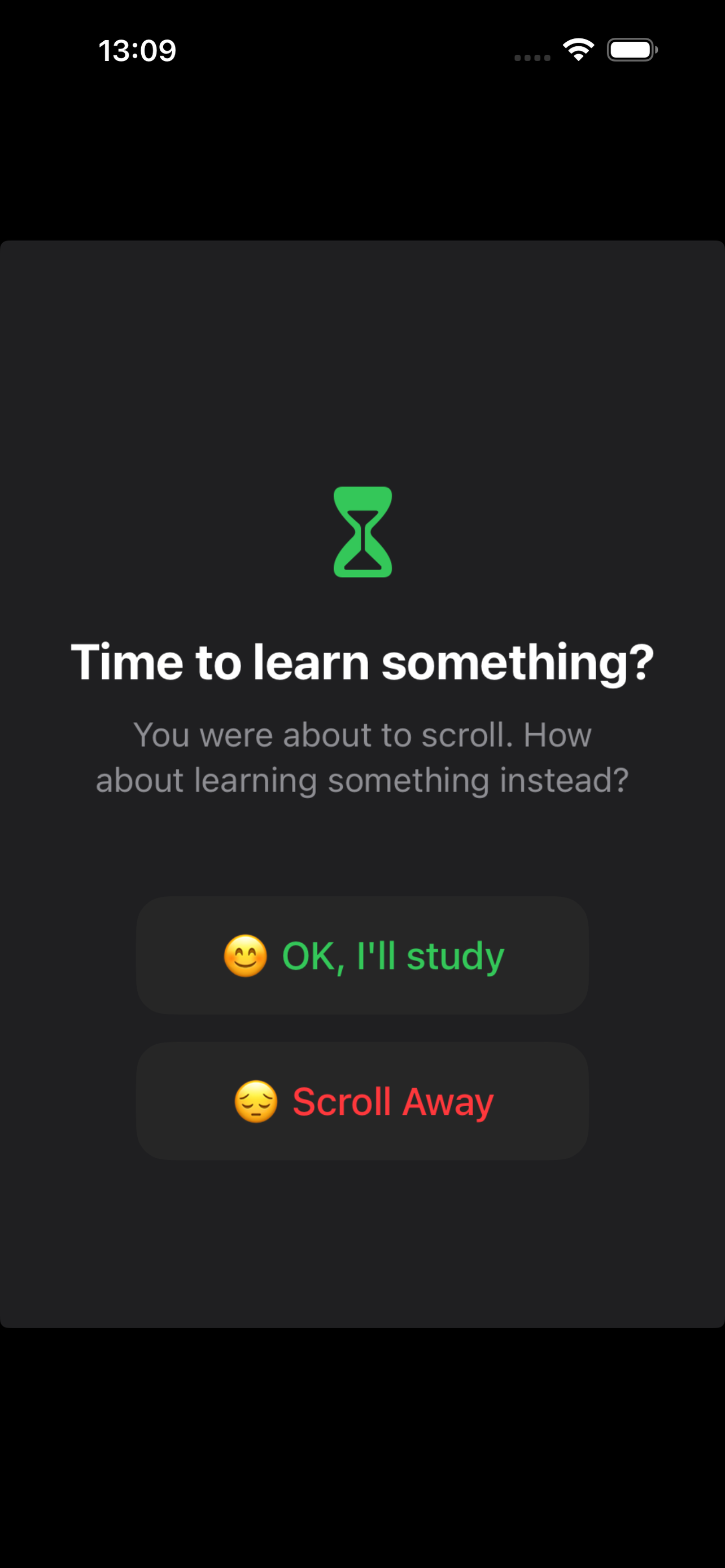 The intercept moment — Time to learn something?
